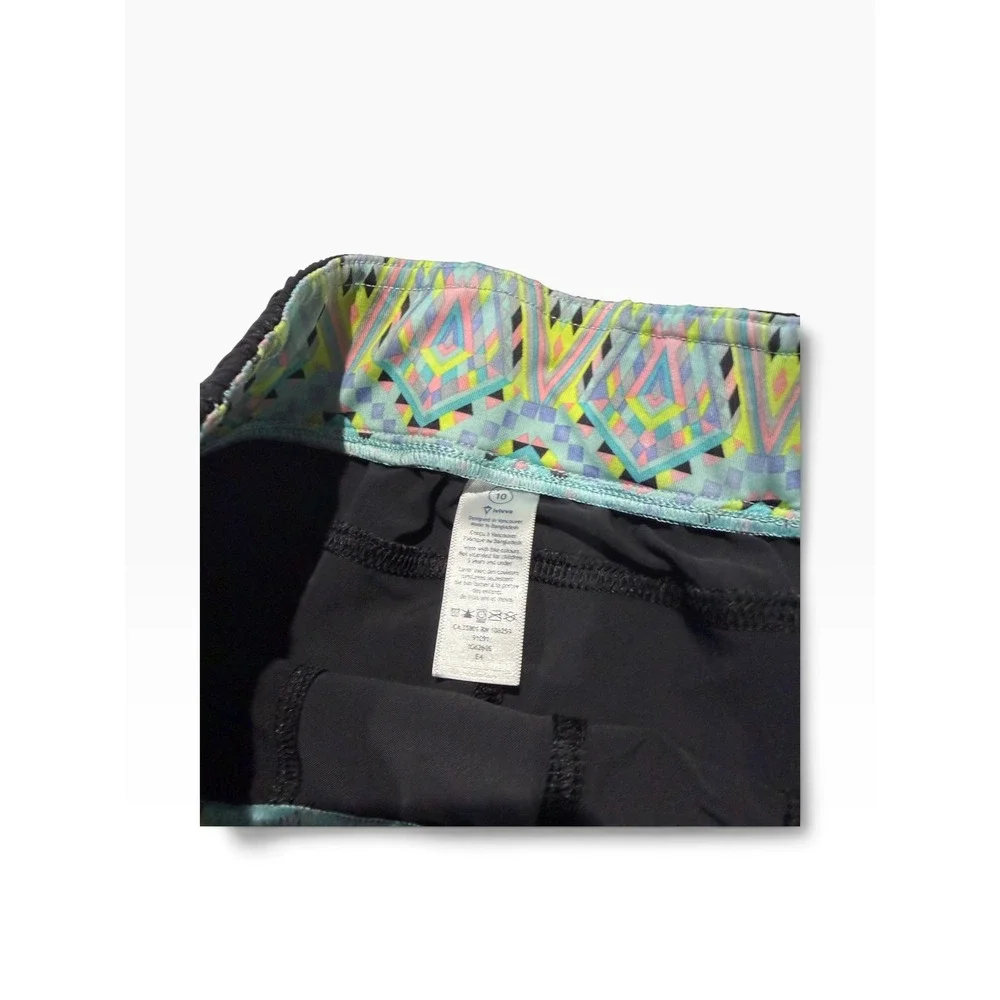 Ivivva by Lululemon Kids Black Active Joggers Pants Size 10 Reflective Logo